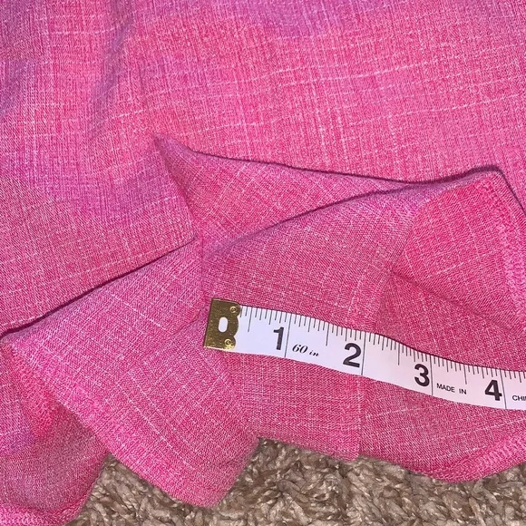 NWT PrettyLittleThing Women’s Hot Pink Tailored High-Waist Dressy Shorts Size 12 - Picture 7 of 8